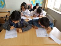 Азербайджанские школьники продемонстрировали свои знания русского языка (ФОТО)