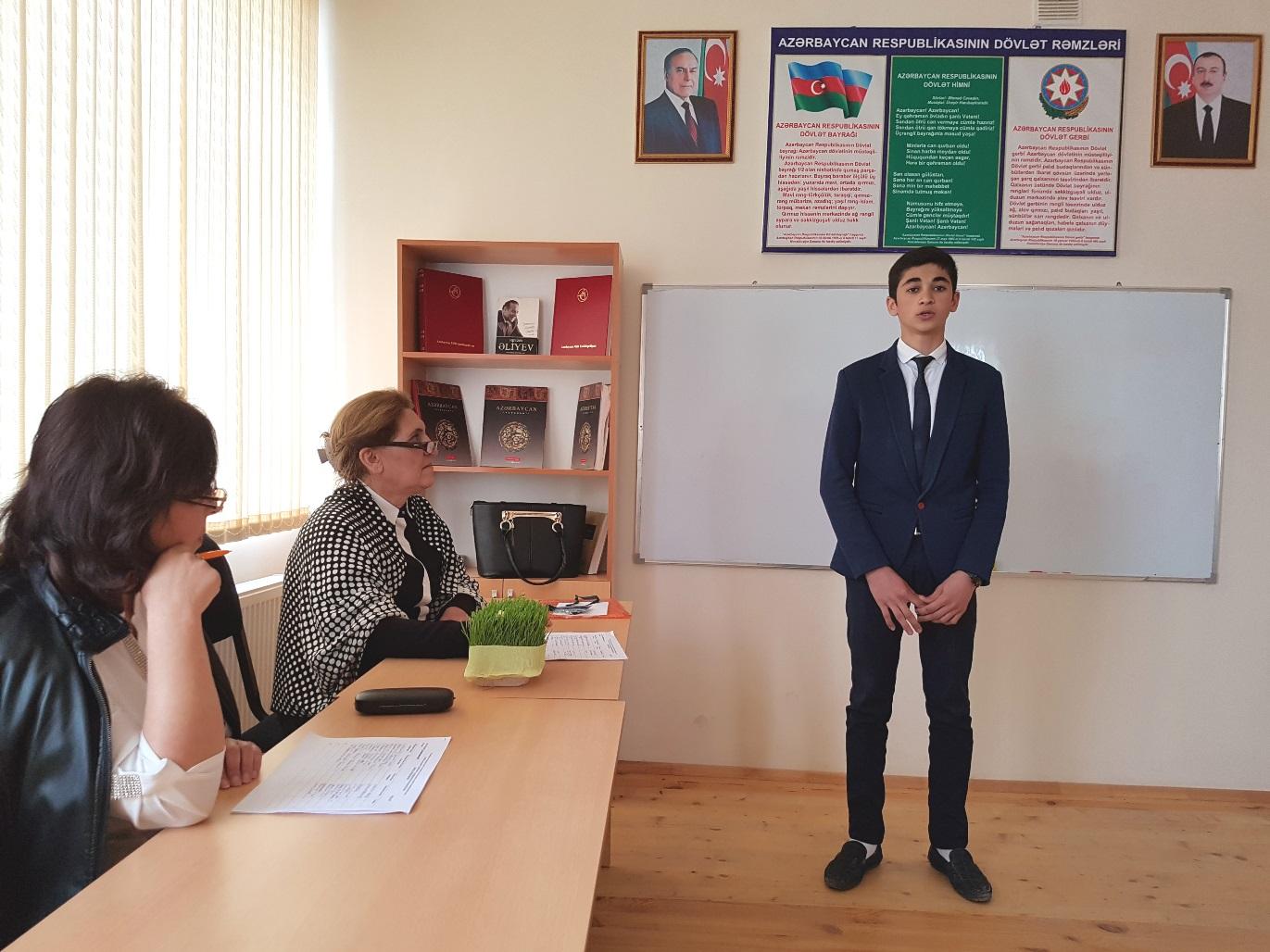 Азербайджанские школьники продемонстрировали свои знания русского языка (ФОТО)