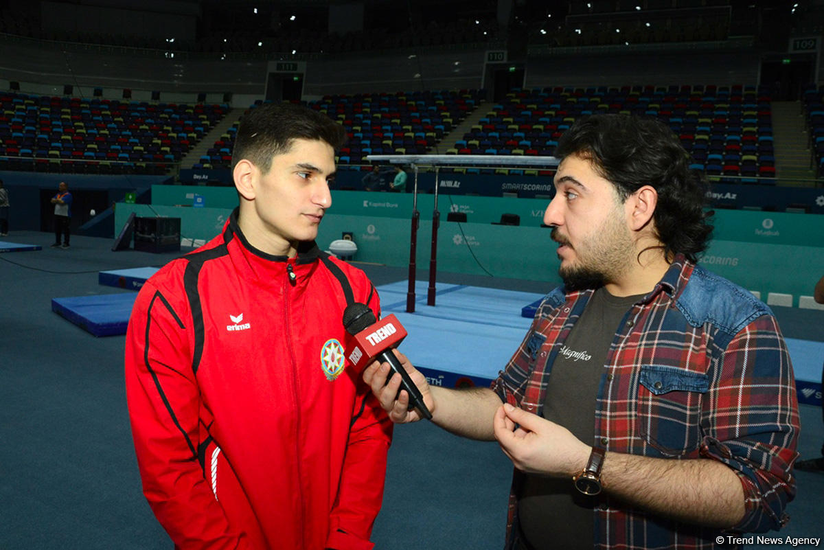 Большое количество конкурентов не должно мешать достойно выступить - азербайджанский гимнаст (ФОТО)