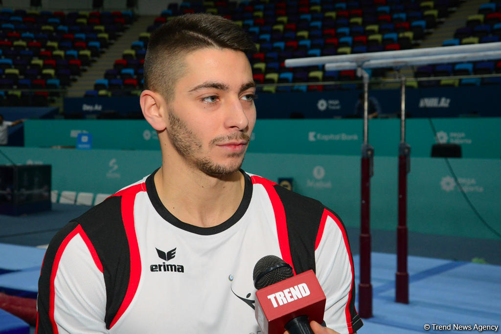 Большое количество конкурентов не должно мешать достойно выступить - азербайджанский гимнаст (ФОТО)