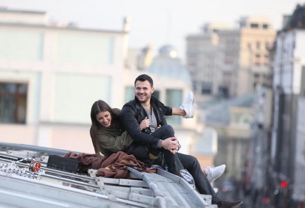 EMIN и А'STUDIO в экстремальных условиях на крыше в центре Москвы (ФОТО/ВИДЕО)