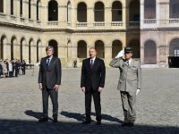 В Париже состоялась  церемония официальной встречи Президента Азербайджана (ФОТО)