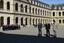 В Париже состоялась  церемония официальной встречи Президента Азербайджана (ФОТО)