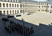 В Париже состоялась  церемония официальной встречи Президента Азербайджана (ФОТО)