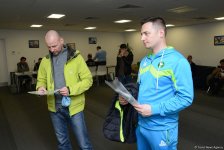 Делегации различных стран проходят аккредитацию на Кубок мира по спортивной гимнастике в Баку (ФОТОРЕПОРТАЖ)