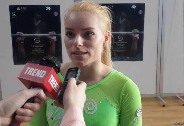 Кубок мира в Баку организован на самом высоком уровне - словенская гимнастка (ФОТО)