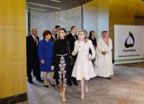 Президент Азербайджана Ильхам Алиев и Первая леди Мехрибан Алиева приняли участие в V Глобальном Бакинском форуме (ФОТО) (версия 2)