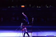 Азербайджанские гимнастки вышли в финал Кубка мира в соревнованиях на разновысоких брусьях  (ФОТО)