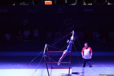 Азербайджанские гимнастки вышли в финал Кубка мира в соревнованиях на разновысоких брусьях  (ФОТО)