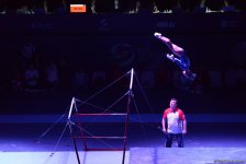 Азербайджанские гимнастки вышли в финал Кубка мира в соревнованиях на разновысоких брусьях  (ФОТО)