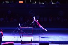 Азербайджанские гимнастки вышли в финал Кубка мира в соревнованиях на разновысоких брусьях  (ФОТО)
