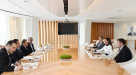 Первый вице-президент Азербайджана  приняла делегацию  по главе с министром связи Ирана (ФОТО)