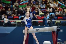 Лучшие моменты второго дня соревнований Кубка мира по спортивной гимнастике в Баку (ФОТО)