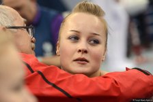 Лучшие моменты второго дня соревнований Кубка мира по спортивной гимнастике в Баку (ФОТО)