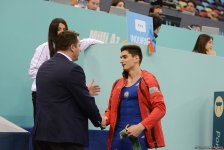 Лучшие моменты второго дня соревнований Кубка мира по спортивной гимнастике в Баку (ФОТО)