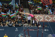 Лучшие моменты третьего дня соревнований Кубка мира по спортивной гимнастике в Баку (ФОТОРЕПОРТАЖ)