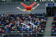 Лучшие моменты третьего дня соревнований Кубка мира по спортивной гимнастике в Баку (ФОТОРЕПОРТАЖ)