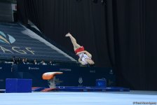 Лучшие моменты третьего дня соревнований Кубка мира по спортивной гимнастике в Баку (ФОТОРЕПОРТАЖ)