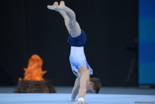 В Баку стартовал первый день финалов Кубка мира по спортивной гимнастике (ФОТО)