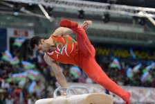 Четвертый день соревнований Кубка мира по спортивной гимнастике в Баку в фотографиях