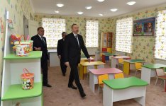 В Саатлы состоялось открытие яслей-детского сада, построенного Фондом Гейдара Алиева (ФОТО) (версия 2)