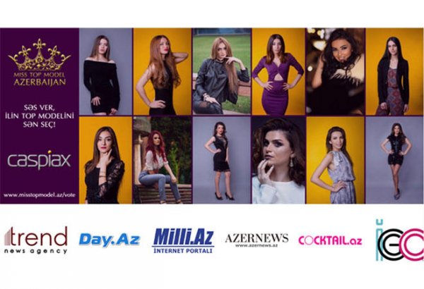 Началось онлайн-голосование за полуфиналисток Miss Top Model Azerbaijan-2017