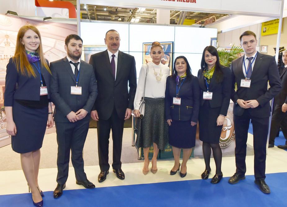 Президент Ильхам Алиев и Первая леди Мехрибан Алиева ознакомились с XVI Азербайджанской международной выставкой туризма и путешествий (ФОТО)