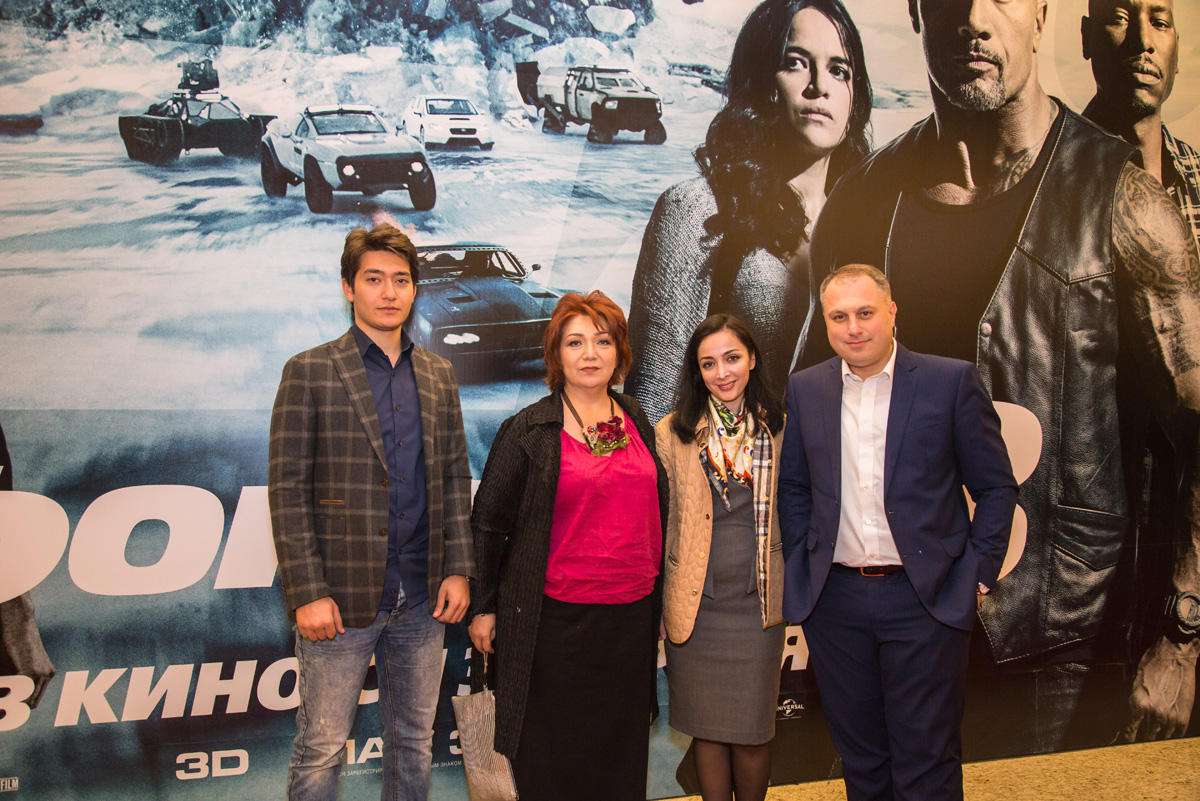 В Park Cinema IMAX прошел пресс-показ захватывающего блокбастера "Форсаж 8" (ФОТО)