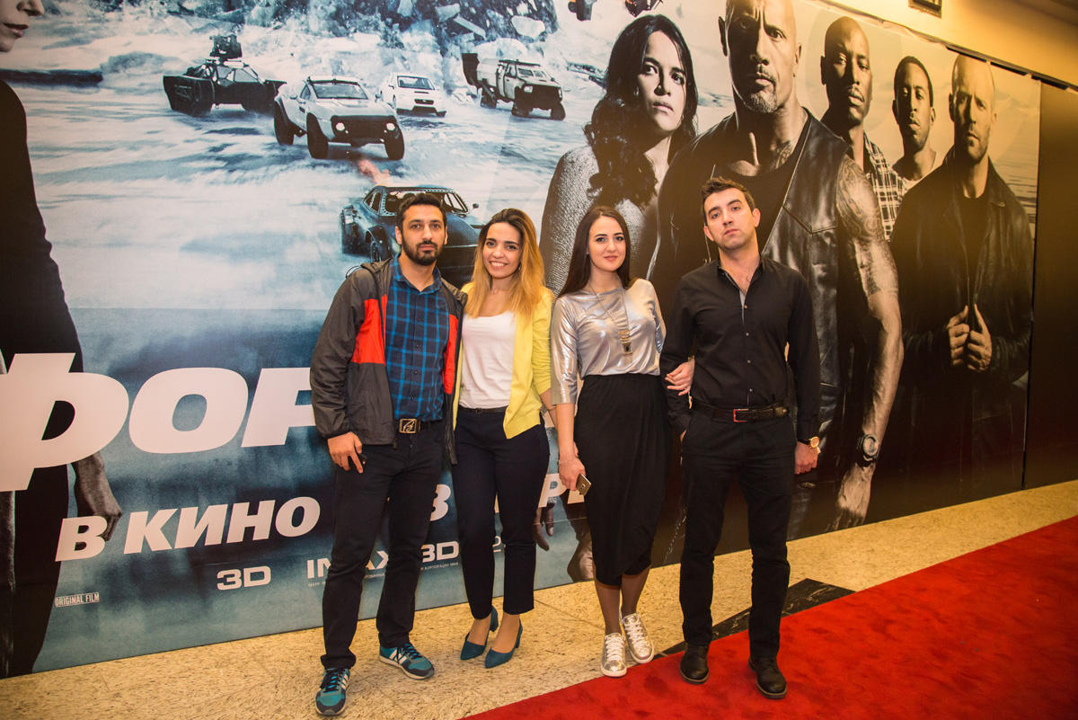 В Park Cinema IMAX прошел пресс-показ захватывающего блокбастера "Форсаж 8" (ФОТО)