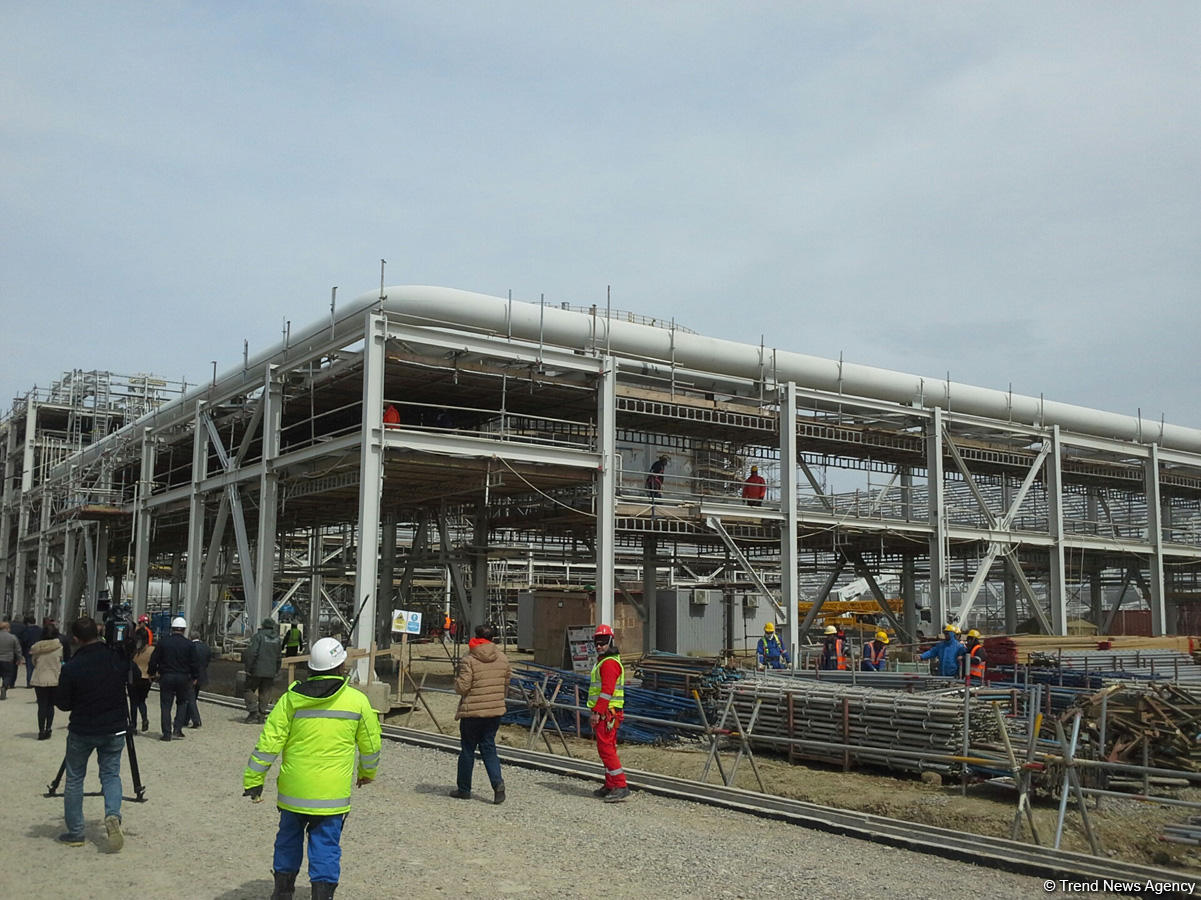 Процесс строительства карбамидного завода SOCAR завершен более чем на 90% (ФОТО)