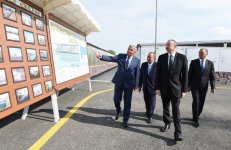 Президент Ильхам Алиев принял участие в открытии Варваринского предприятия по разведению рыбы (ФОТО) (версия 2)