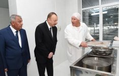 Президент Ильхам Алиев принял участие в открытии Варваринского предприятия по разведению рыбы (ФОТО) (версия 2)