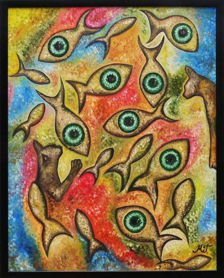 Как нарисовать запах женщины? Гюнель Равилова показала, как это сделать (ФОТО)