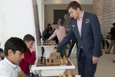 Футбольные битвы на шахматном турнире в Азербайджане. Интеллект или техника? (ФОТО)