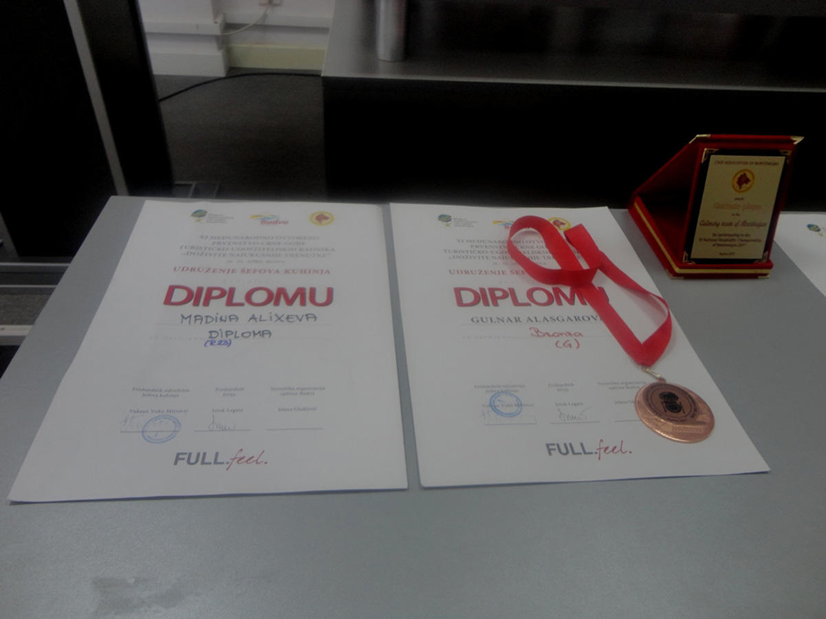 Азербайджанские кулинары с успехом выступили в Черногории (ФОТО)