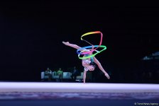 Лучшие моменты второго дня соревнований Кубка мира по художественной гимнастике (ФОТО)