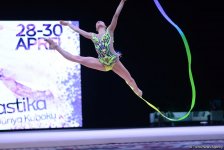 Лучшие моменты второго дня соревнований Кубка мира по художественной гимнастике (ФОТО)