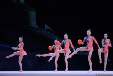 Лучшие моменты второго дня соревнований Кубка мира по художественной гимнастике (ФОТО)