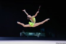 Лучшие моменты второго дня соревнований Кубка мира по художественной гимнастике (ФОТО)