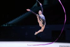 Лучшие моменты второго дня соревнований Кубка мира по художественной гимнастике (ФОТО)