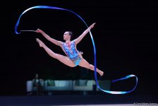 Лучшие моменты второго дня соревнований Кубка мира по художественной гимнастике (ФОТО)
