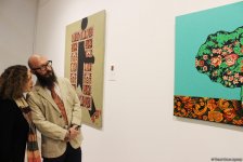 В Баку открылась выставка Вугара Мурадова "Сходства", посвященная ковровому искусству (ФОТО)