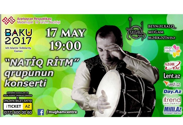 Ритм-группа "Натиг" выступит с концертом в Международном центре мугама