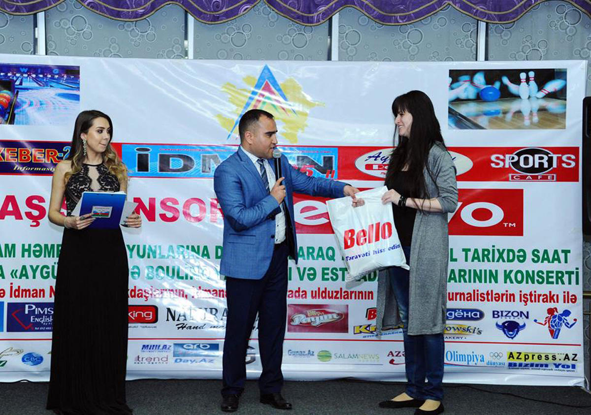 В Баку определились победители турнира по боулингу среди звезд и спортсменов (ФОТО)