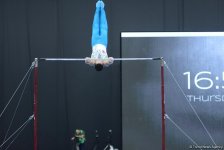 Подиумные тренировки спортивных гимнастов в рамках Игр исламской солидарности в Баку (ФОТОРЕПОРТАЖ)