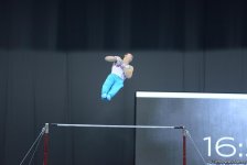 Подиумные тренировки спортивных гимнастов в рамках Игр исламской солидарности в Баку (ФОТОРЕПОРТАЖ)