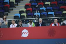 Подиумные тренировки спортивных гимнастов в рамках Игр исламской солидарности в Баку (ФОТОРЕПОРТАЖ)