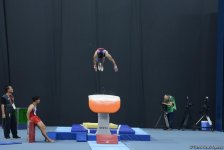Подиумные тренировки спортивных гимнастов в рамках Игр исламской солидарности в Баку (ФОТОРЕПОРТАЖ)