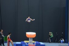 Подиумные тренировки спортивных гимнастов в рамках Игр исламской солидарности в Баку (ФОТОРЕПОРТАЖ)