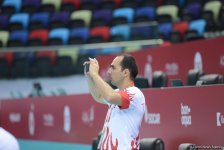 Подиумные тренировки спортивных гимнастов в рамках Игр исламской солидарности в Баку (ФОТОРЕПОРТАЖ)